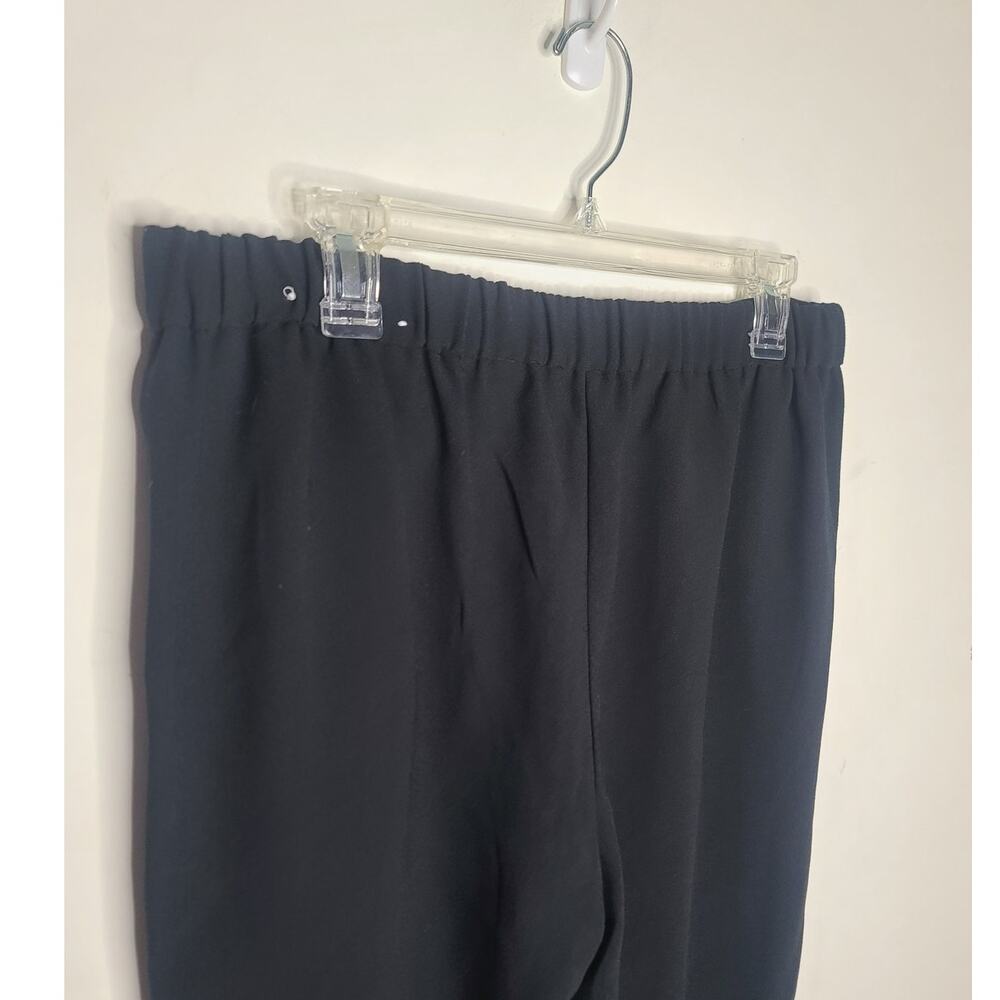 Ann Taylor Factory black flowy pleated pull on pants - medium - Picture 5 of 6